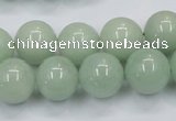 CBJ330 15.5 inches 14mm round AA grade natural jade beads