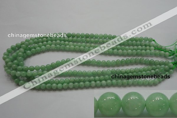 CBJ342 15.5 inches 6mm round AAA grade natural jade beads