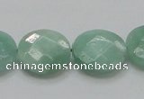 CBJ38 15.5 inches 20mm faceted flat round jade beads wholesale