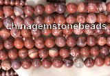 CBJ391 15.5 inches 8mm round brecciated jasper beads wholesale