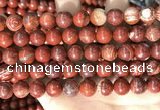 CBJ392 15.5 inches 10mm round brecciated jasper beads wholesale