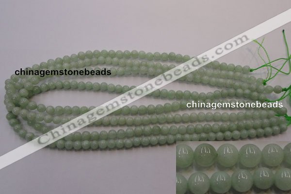 CBJ401 15.5 inches 6mm round natural jade beads wholesale