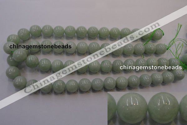 CBJ405 15.5 inches 14mm round natural jade beads wholesale