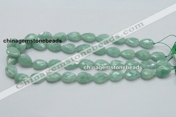 CBJ41 15.5 inches 13*18mm faceted teardrop jade beads wholesale