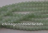 CBJ410 15.5 inches 4mm round natural jade beads wholesale