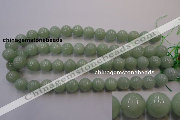 CBJ415 15.5 inches 14mm round natural jade beads wholesale