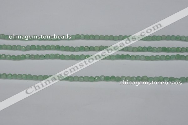 CBJ45 15.5 inches 3mm faceted round jade beads wholesale