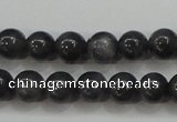 CBJ502 15.5 inches 6mm round black jade beads wholesale