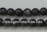 CBJ502 15.5 inches 6mm round black jade beads wholesale