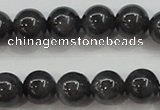 CBJ503 15.5 inches 8mm round black jade beads wholesale