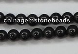 CBJ552 15.5 inches 6mm round Russian black jade beads wholesale