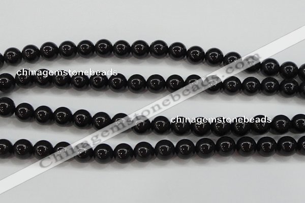 CBJ554 15.5 inches 10mm round Russian black jade beads wholesale