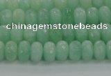 CBJ65 15.5 inches 5*8mm faceted rondelle jade gemstone beads