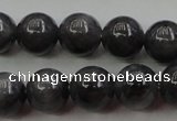 CBJ651 15.5 inches 8mm round black jade beads wholesale