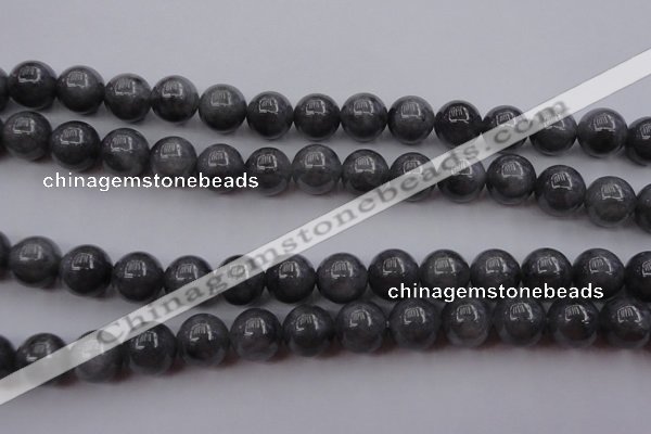CBJ652 15.5 inches 10mm round black jade beads wholesale