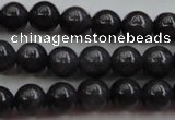 CBJ656 15.5 inches 6mm round black jade beads wholesale