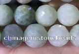 CBJ666 15.5 inches 6mm faceted round jade beads wholesale