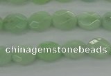 CBJ68 15.5 inches 7*9mm faceted oval jade gemstone beads