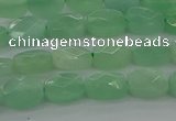 CBJ69 15.5 inches 6*8mm faceted rectangle jade gemstone beads