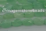 CBJ69 15.5 inches 6*8mm faceted rectangle jade gemstone beads