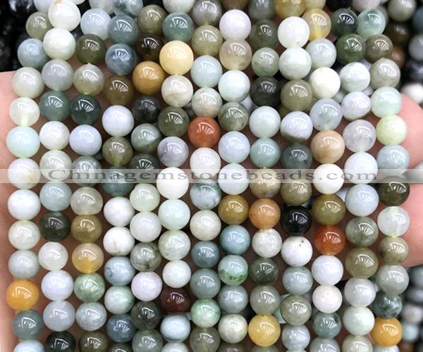 CBJ695 15 inches 6mm round jade beads wholesale