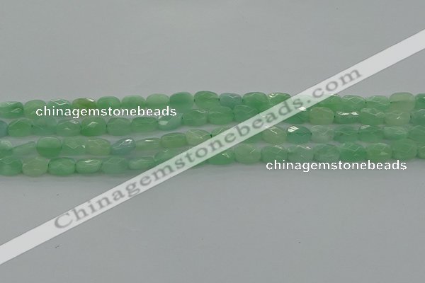 CBJ70 15.5 inches 7*9mm faceted rectangle jade gemstone beads