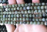 CBJ701 15.5 inches 6mm round green jade beads wholesale