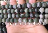 CBJ708 15.5 inches 10mm round green jade beads wholesale