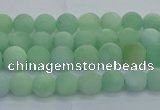 CBJ80 15.5 inches 4mm round matte jade gemstone beads wholesale