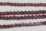 CBQ200 15.5 inches 4mm round strawberry quartz beads wholesale