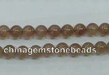 CBQ201 15.5 inches 6mm round strawberry quartz beads wholesale