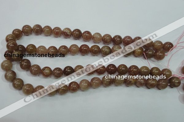 CBQ204 15.5 inches 12mm round strawberry quartz beads wholesale