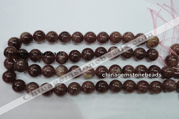 CBQ206 15.5 inches 16mm round strawberry quartz beads wholesale