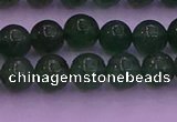 CBQ422 15.5 inches 7mm round green strawberry quartz beads