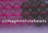 CBQ428 15.5 inches 7mm round mixed strawberry quartz beads