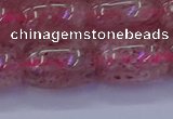 CBQ450 15.5 inches 15*20mm drum strawberry quartz beads