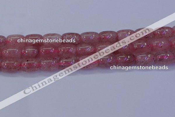 CBQ450 15.5 inches 15*20mm drum strawberry quartz beads