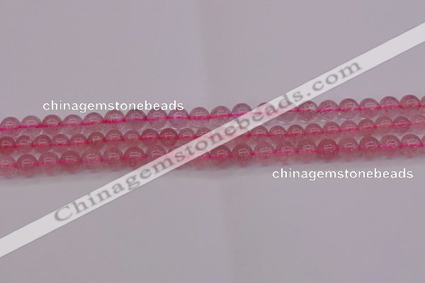 CBQ481 15.5 inches 6mm round strawberry quartz beads wholesale