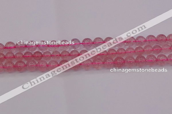 CBQ483 15.5 inches 10mm round strawberry quartz beads wholesale