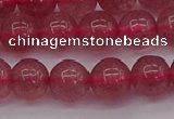 CBQ488 15.5 inches 10mm round strawberry quartz beads wholesale