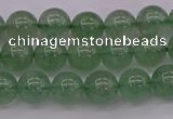 CBQ491 15.5 inches 6mm round green strawberry quartz beads