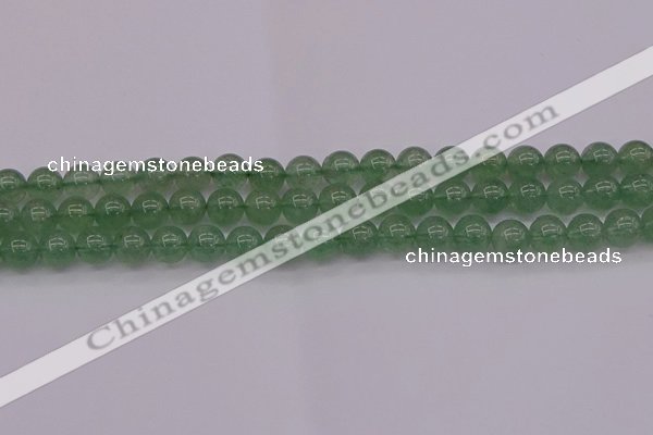 CBQ492 15.5 inches 8mm round green strawberry quartz beads