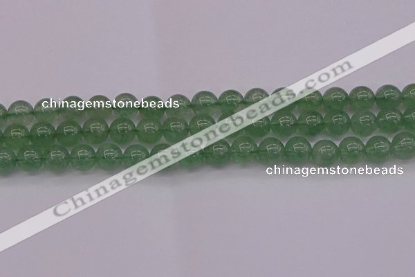 CBQ493 15.5 inches 10mm round green strawberry quartz beads