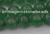 CBQ498 15.5 inches 10mm round green strawberry quartz beads