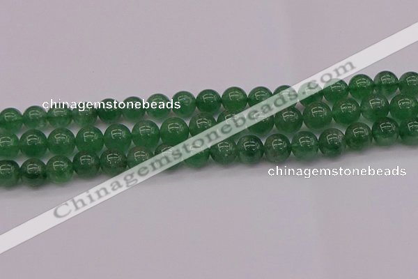 CBQ498 15.5 inches 10mm round green strawberry quartz beads