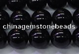 CBQ504 15.5 inches 12mm round natural black quartz beads