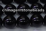 CBQ505 15.5 inches 14mm round natural black quartz beads