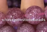 CBQ554 15.5 inches 12mm round strawberry quartz beads wholesale