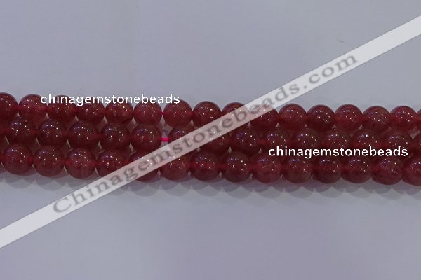 CBQ624 15.5 inches 12mm round strawberry quartz beads wholesale