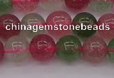 CBQ658 15.5 inches 10mm round mixed strawberry quartz beads